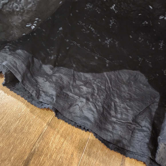 NWT Juicy Couture Eyelet embroidered floral ruffle Mini dress large Boho Twee - Picture 4 of 13